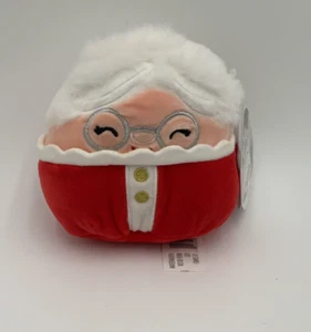 Nuevo con etiquetas Peluche Squishmallow Nicolette Mrs Santa Claus Navidad 2021 5" - Imagen 1 de 6