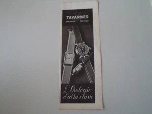 advertising Pubblicità 1938 OROLOGIO TAVANNES - Picture 1 of 1