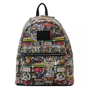 Disney Star Wars Comic Book Art Mini Loungefly Backpack - Foto 1 di 2
