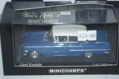 Minichamps Opel Kapitan 1959 in Blue / White 430 040005 - Image 1 of 4
