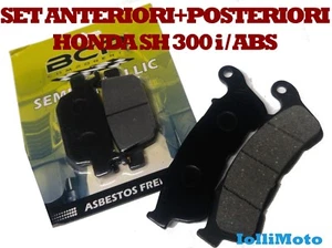 KIT PASTIGLIE FRENO ANTERIORI + POSTERIORI HONDA SH 300 300i - ABS 2007>2013 - Foto 1 di 1