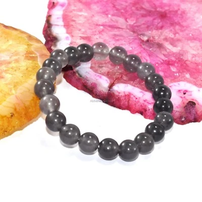 Elegante Pulsera de Cuarzo Ahumado Curación Ansiedad y Protección Energética Negativa Foto 1 de 4