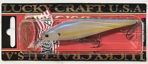 "Suspensión Lucky Craft 3-3/4"" 5/8 oz". Sábalo Chartreuse - Imagen 1 de 2