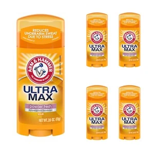 5 Pack - Arm & Hammer ULTRAMAX Anti-Perspirant Deodorant Powder Fresh 2.6oz Each - Picture 1 of 3