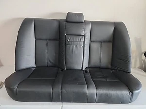 BMW E39 5 SERIES REAR SEAT FIXED BACK BLACK  - Picture 1 of 14