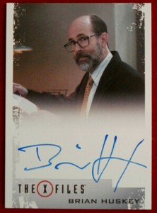 X-FILES - SEASONS 10 & 11 - BRIAN HUSKEY - Hand-Signed Autograph Card 2018