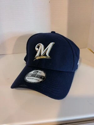 Gorra New Era Milwaukee Brewers MLB Team Classic 39THIRTY mediana/grande nueva con etiquetas Foto 1 de 4