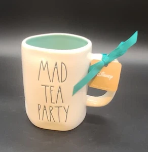 Rae Dunn Mad Hatter Disney Alice in Wonderland Double Sided Mad Tea Party Mug - Picture 1 of 3