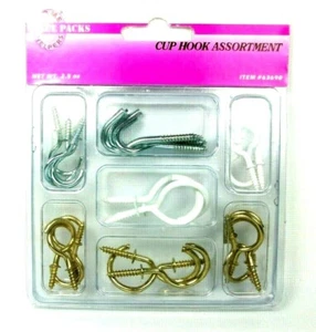 Parker Metal Corporation, ¡26 ganchos de taza surtidos paquetes económicos! ¡Nuevo! B4 - Imagen 1 de 5