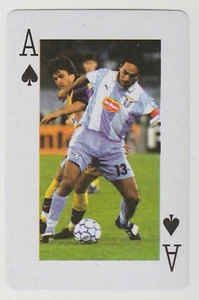 Football World Cup 2006 Playing Card single Alessandro Nesta Lazio Ace of Spades - Picture 1 of 2