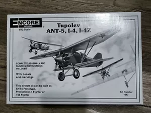 Encore Models Tupolev ANT-5, I-4, I-4Z Aircraft Model Kit No. 1013, 1/72 Scale - Picture 1 of 12