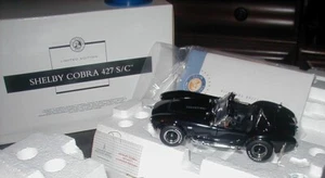 Franklin Mint 1:24 1966 Black Shelby Cobra 427 S/C B11C592 #946 of 1500 1 - Picture 1 of 1