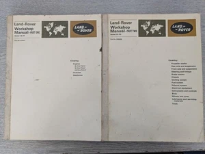 Land Rover Series 2, 2a Factory Workshop Manual Parts 1 & 2 First Edition 1969 - Picture 1 of 6