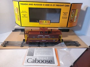 MTH Rail King 30-77010 Lehigh Valley Steel Caboose w/Brakeman LV 95019 Tested OB - Picture 1 of 18