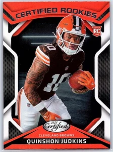 2025 Panini Certified Quinshon Judkins Rookies RC #CRK-QJS Browns - Bild 1 von 10