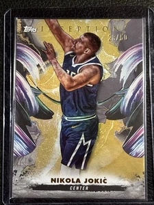 2024-2025 Topps Inception Basketball Nikola Jokic /50 Gold Holo Parallel Card - Picture 1 of 2