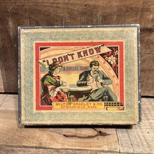 Gioco di carte sociali "Non lo so" primi '900 completo con istruzioni PBC - Foto 1 di 16