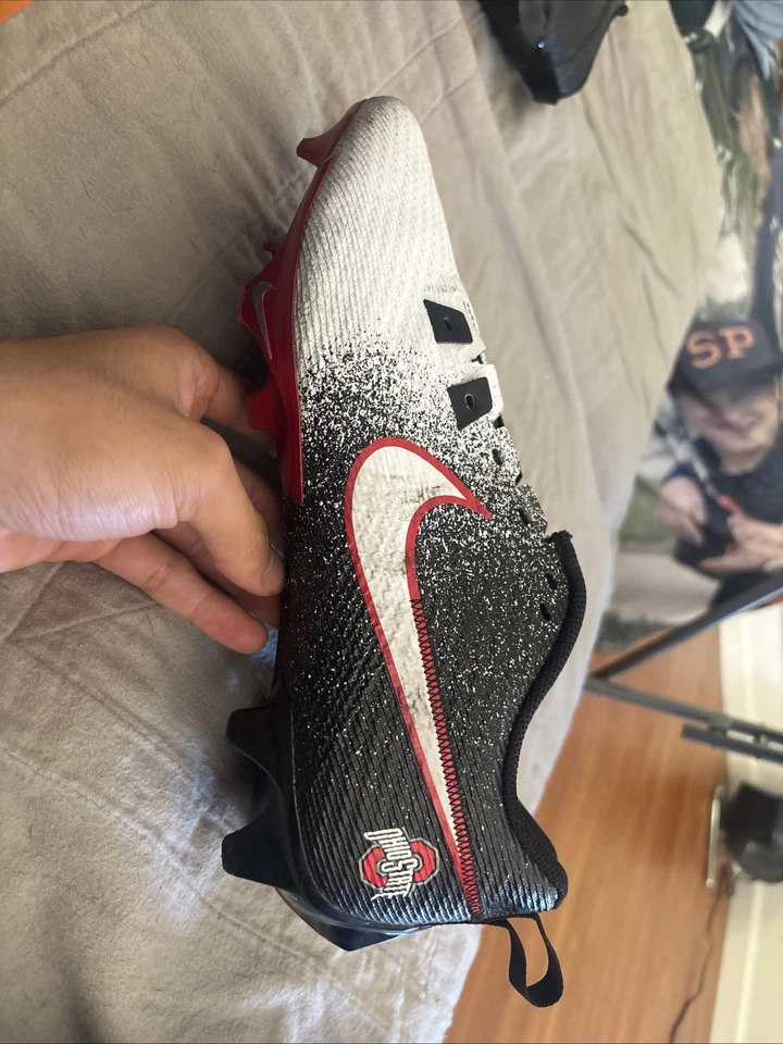 Chuteiras de futebol Nike Vapor Edge Pro 360 2 Ohio State tamanho 11 AMPLAMENTE USADAS - Imagem 1 de 4