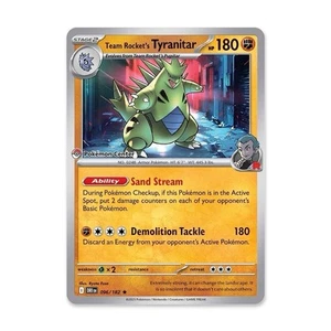 Pokemon Center Stamp Team Rocket's Tyranitar 096/182 CONFIRMED - Bild 1 von 1