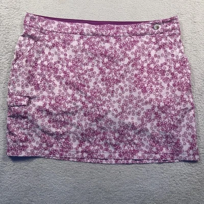 Columbia Armadale Omni Freeze Purple Floral Skort Athletic Golf Tennis Skirt 12 - Image 1 of 4