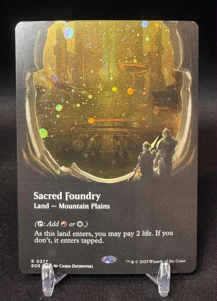 🌈 Sacred Foundry (Borderless) (Galaxy Foil) - MTG Edge of Eternities - NM - Image 1 of 1