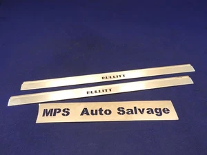 01 2001 Ford Mustang Bullitt Scuff Sill Plate Pair Plates OEM Take Outs G29 - Picture 1 of 12