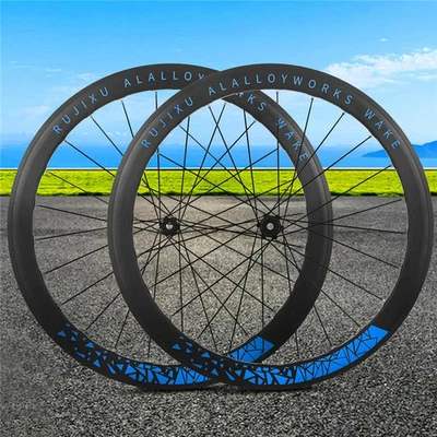  700C Road Bike Wheelset Ratchet 36T/60T 6 Pawls Deep 40/50mm Disc Brake  - Image 1 of 4