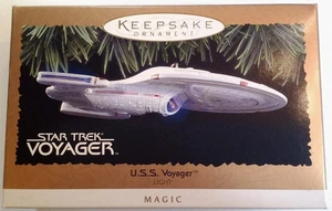 U.S.S. vintage Voyager, 1996 Hallmark Keepsake Star Trek ornamento, NUOVO con scatola! - Foto 1 di 6
