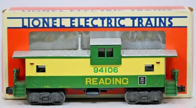 O Scale 3-Rail Atlas 7604-4 RDG Reading Extended Vision Caboose #94106 1:48 - Image 1 of 4