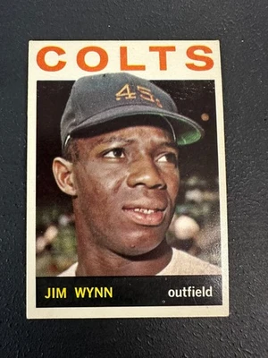 1964 Topps #38 Jim Wynn RC EX Houston Colts .45s baseball - Image 1 of 2