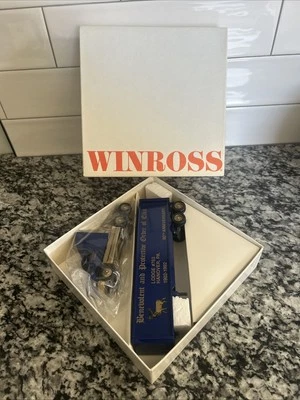 WINROSS 1992 ELKS Lodge #763 Hanover PA  Diecast Trailer Truck Blue — 第 1/3 张图片
