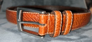American Bison brauner Ledergürtel Gr. 46. C21-7 - Bild 1 von 3