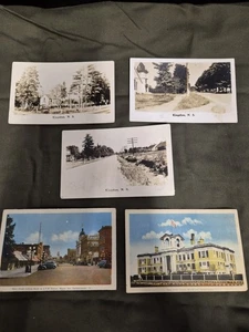 Vintage Canadian Postcards Kingston N.S. Moose Jaw Sask. Street & School Lot (5) - Picture 1 of 7