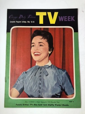 Chicago Daily Tribune TV Week May 18-24, 1957 JILL COREY-Next Season's Hit Parad - Image 1 of 4