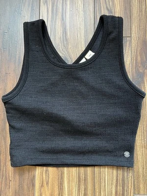 Roxy Black|SZ XS|Dressy Or Casual|Wide Cross-back With Opening|Cropped|Cute! - Image 1 of 4
