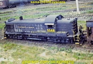 ORIGINAL SLIDE PENNSYLVANIA RR ALCO RS2 5568 POTOMOC YD ALEXANDRIA VA 1968 NICE! - Picture 1 of 1