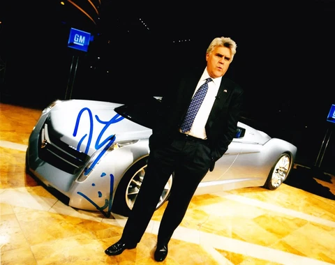 JAY LENO SIGNED 8X10 PHOTO AUTHENTIC AUTOGRAPH NBC THE TONIGHT SHOW COA F Cover