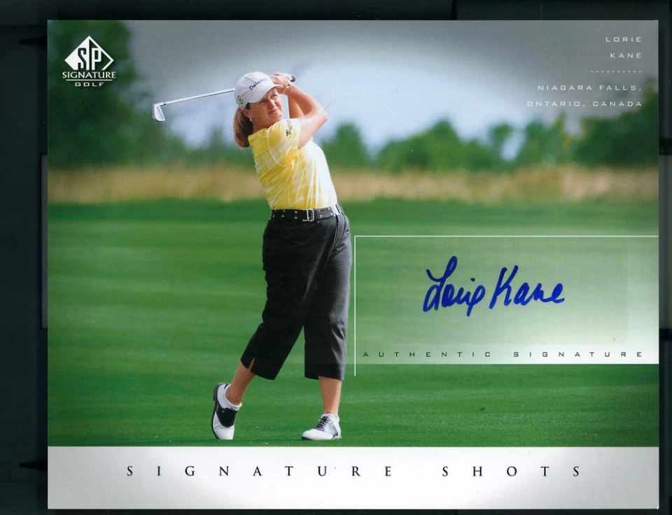 Lorie Kane Autographed Signed Upper Deck 2004 Golf SP Signature 8 x 10 Photo - Image 1 of 1