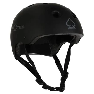 Pro-Tec Classic zertifizierter Skate BMX Rollerhelm mattschwarz - Bild 1 von 2