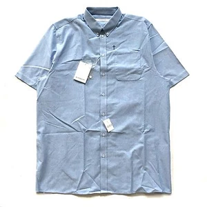 NWT $565 Givenchy SS16 Riccardo Tisci Chambray Cross Button Down Shirt AUTHENTIC - Picture 1 of 12