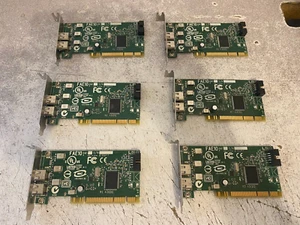 Lot of 2 Dell J886H 1394 Dual Port FireWire Low Profile PCI Cards FAE10 - Picture 1 of 5