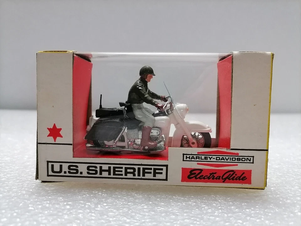 Harley Davidson U.S. Sheriff - Raro De colección Escala 1:32, Gran Bretaña 9692, Inglaterra Foto 1 de 4