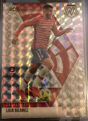 2021 Panini Mosaic Soccer, Luis Suarez #La Liga #Rookie #Silver Parallel - Image 1 of 4