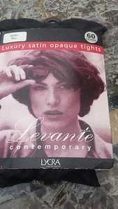 Levante Luxury Satin Opaque Tights 60 denier Mocca Medium - Picture 1 of 2