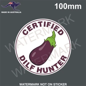 PEGATINA DILF HUNTER CERTIFICADA - Imagen 1 de 1