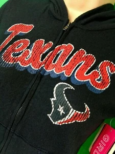 NFL Houston Texans Super Soft Full Zip Hoodie Youth Small 6 NWT - Picture 1 of 6