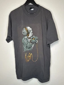 Vintage 90s 1999 Giant Tag KORN Follow the Leader T-Shirt 2 Sided Limp Bizkit XL - Bild 1 von 14