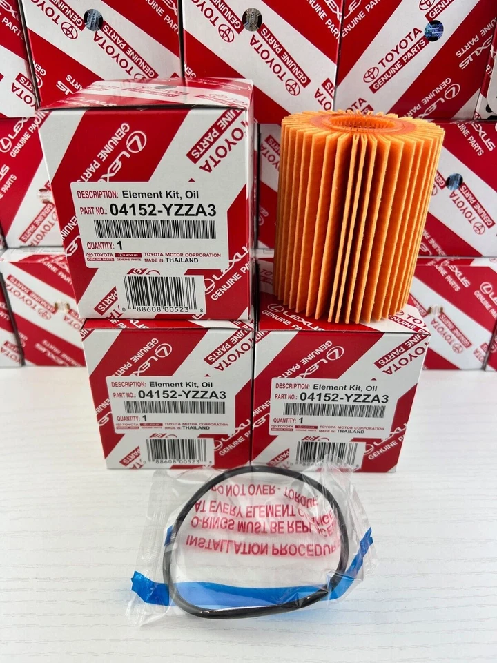 NEW LEXUS OEM OIL FILTER (3 pack) 2006-2018 IS250 IS350 (2WD) 04152-YZZA3 - Image 1 of 1