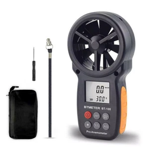 Handheld Anemometer Digital Wind Speed Meter Vane Gauge Air Flow Velocity Tester - Picture 1 of 9