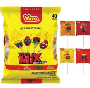 Pallet Vero Mix Fuoco Lecca-lecca totale 40 pezzi Vero Manico - Foto 1 di 6